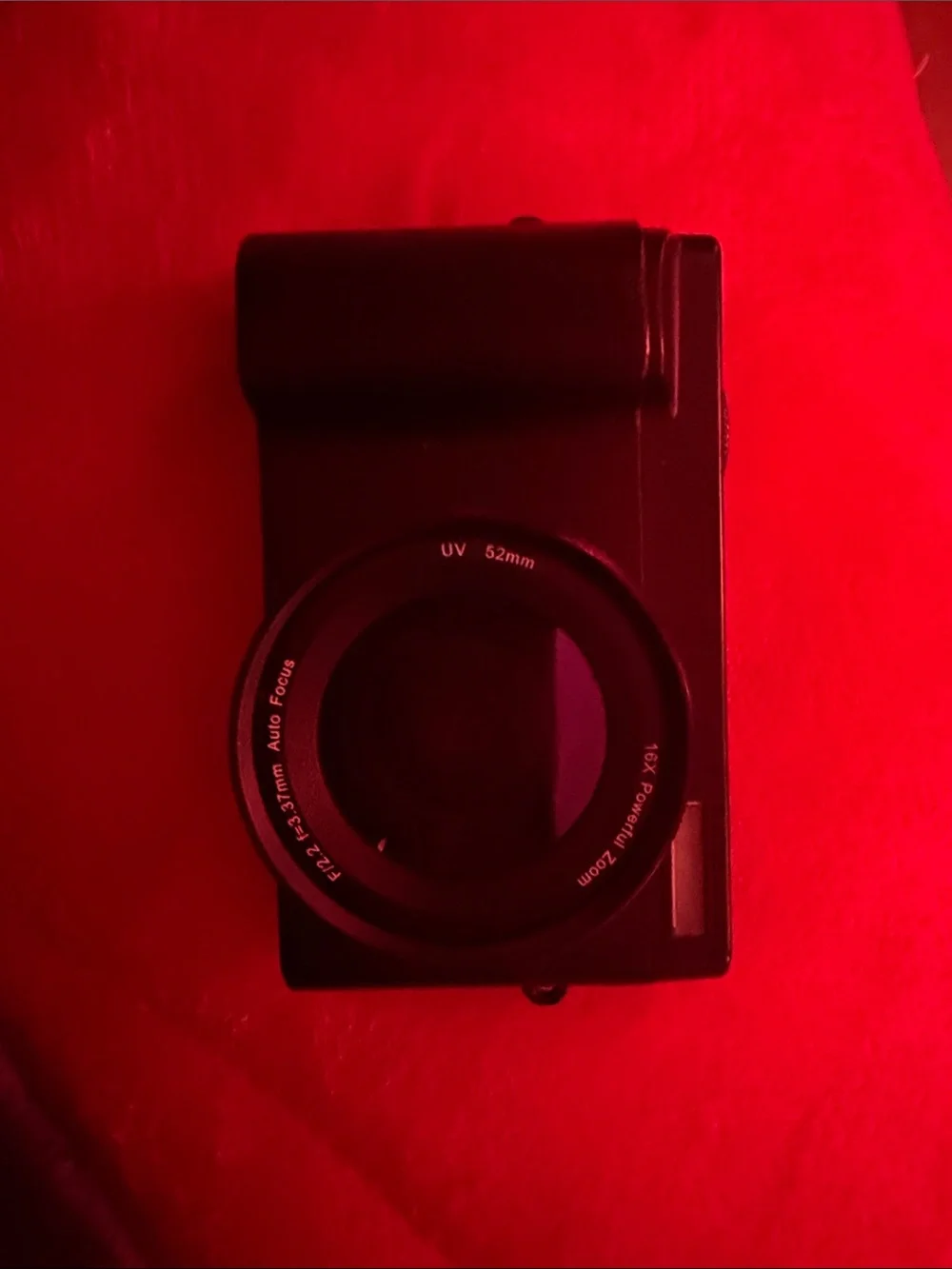 Compact Point-and-Shoot Camera in Black